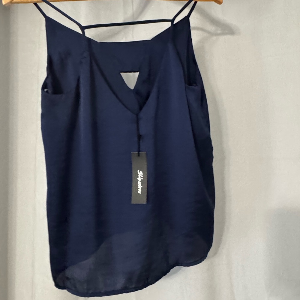 Navy Blue Blouse, Small